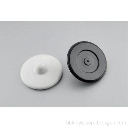 Customized EAS RF Hard Tag Black / White For ZARA H&M Cloth